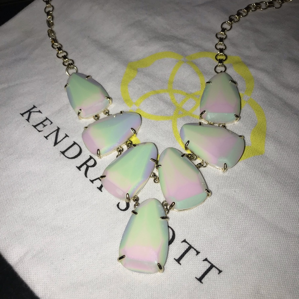 White iridescent Harlie, great condition